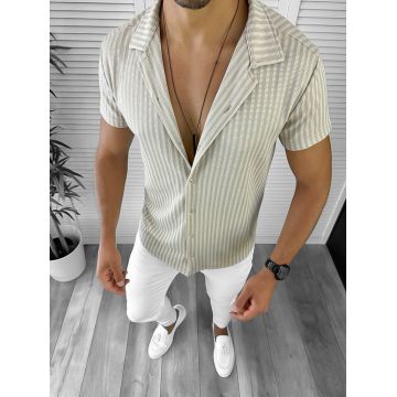 Camasa barbati casual bej 12687 P19-5.1