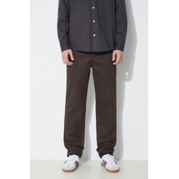 Dickies pantaloni 872 barbati, culoarea maro, mulata, DK0A4XK8