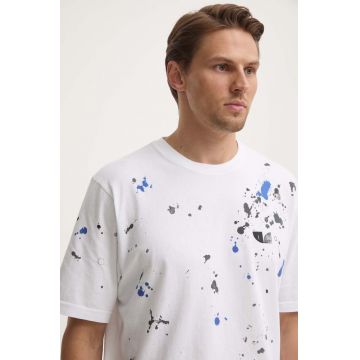 IRO tricou din bumbac barbati, culoarea alb, modelator, MP19EMILIO