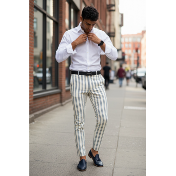 Pantaloni barbati eleganti 10494  B7-1