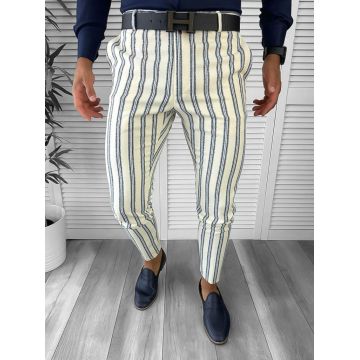 Pantaloni barbati eleganti 10494 F6-4.3 12-2 E~