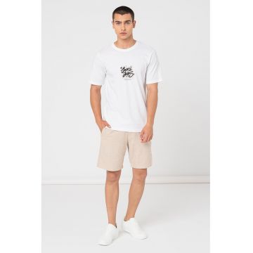 Tricou de bumbac cu imprimeu logo