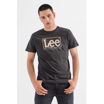 Tricou regular fit cu imprimeu logo Wobbly