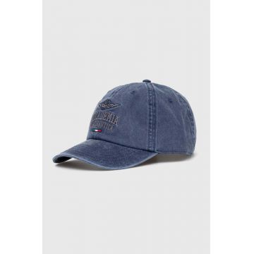 Aeronautica Militare șapcă de baseball din denim cu imprimeu, HA1180CT3249