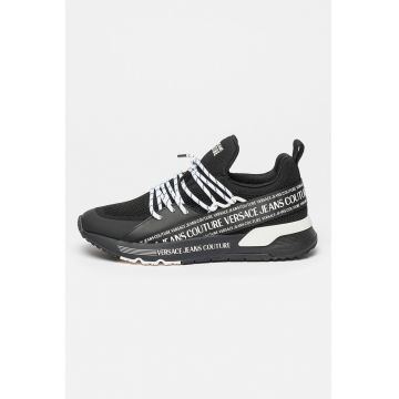 Pantofi sport slip-on cu imprimeu logo