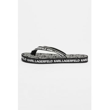Papuci flip-flop cu model logo Kosta
