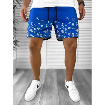 Sort de baie casual albastru 12723