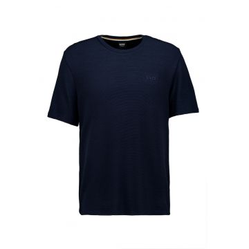 Tricou de pijama din amestec de modal - cu decolteu la baza gatului