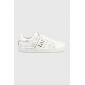 EA7 Emporio Armani sneakers din piele Classic Perf culoarea alb