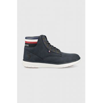 U.S. Polo Assn. pantofi Ygor005m/byt1 barbati, culoarea albastru marin