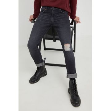Wrangler jeansi Larston Authentic Black barbati