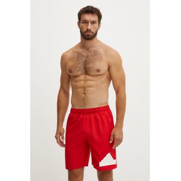 adidas pantaloni scurti de baie culoarea rosu, IX9800 adidas pantaloni scurti de baie culoarea rosu, IX9800