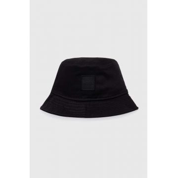 Boss Orange palarie din bumbac culoarea negru, bumbac, 50530215