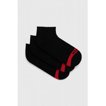 HUGO sosete 3-pack barbati, culoarea negru, 50514916