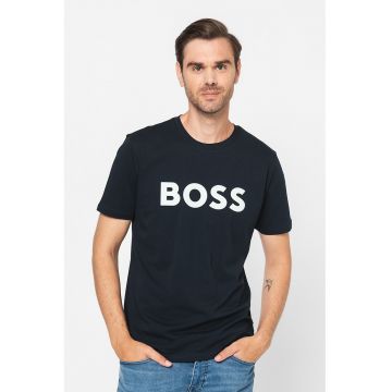Tricou din bumbac cu logo Thinking