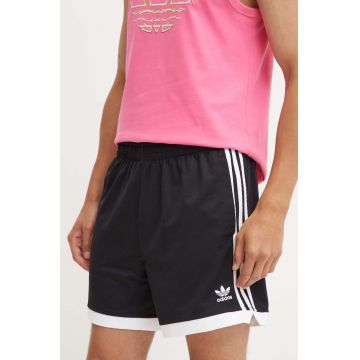 adidas Originals pantaloni scurți Adicolor bărbați, culoarea negru, IZ4800
