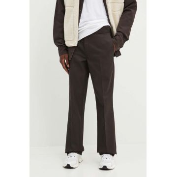 Dickies pantaloni 874 barbati, culoarea maro, drept Dickies pantaloni 874 barbati, culoarea maro, drept