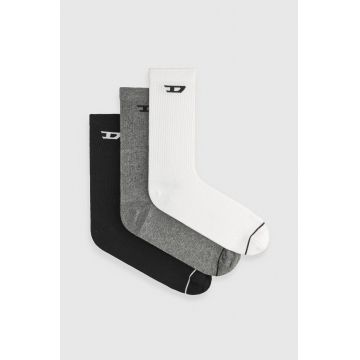 Diesel sosete SKM-D-CREW-LIGHT-SOCKS 3-pack barbati, A15405.0LKBI