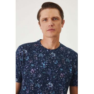Medicine tricou bărbați, culoarea bleumarin, cu imprimeu