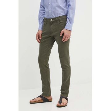 Michael Kors pantaloni barbati, culoarea verde, CT49CKM0UK