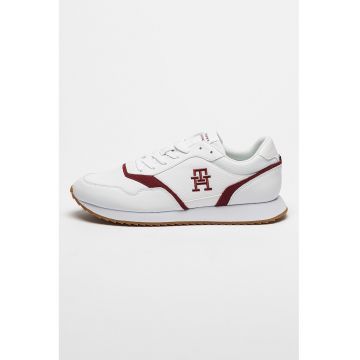 Pantofi sport cu insertii din piele intoarsa