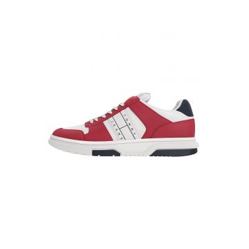 Pantofi sport de piele cu logo