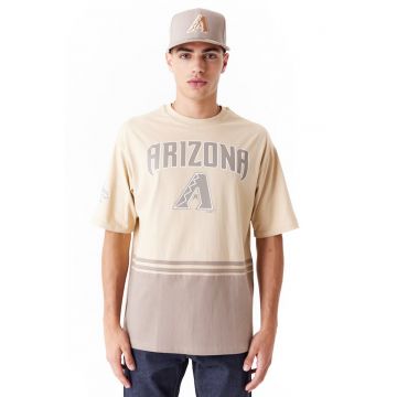 Tricou de bumbac cu logo - Bej deschis