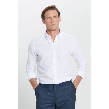 Camasa cu maneci lungi - Alb optic