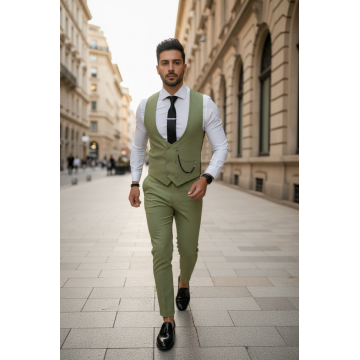 Compleu barbati  Vesta + Pantaloni B4103 4-2.1