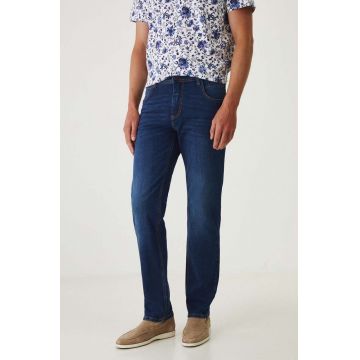 Medicine jeans bărbați, culoarea bleumarin