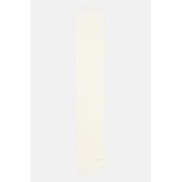 Moschino eșarfă de lână culoarea bej, uni, M5165 50092