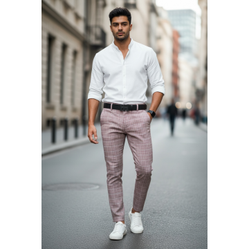 Pantaloni barbati eleganti 7156  B8-2