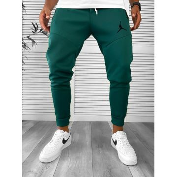 Pantaloni de trening verzi conici  silon  12361  37-4