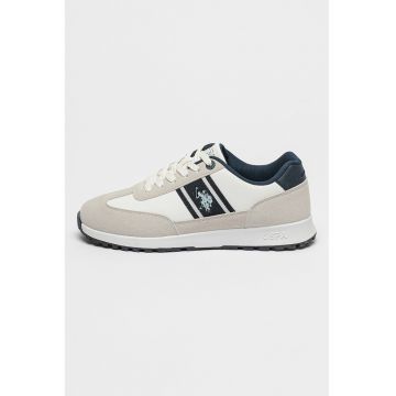 Pantofi sport din piele ecologica si material textil Brody