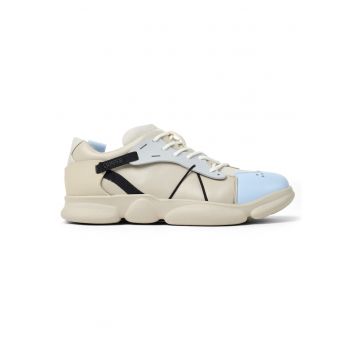 Pantofi sport din piele Karst 1105 - Alb/Gri