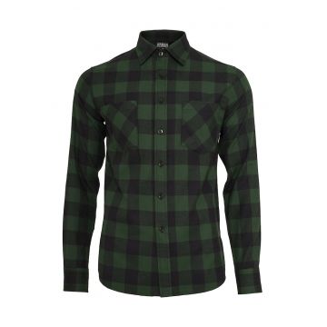 Camasa regular-fit din flanel cu model in carouri
