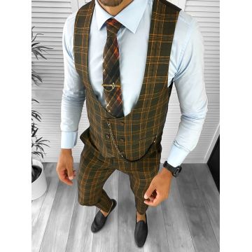 Compleu barbati  Vesta + Pantaloni B4205 86-1