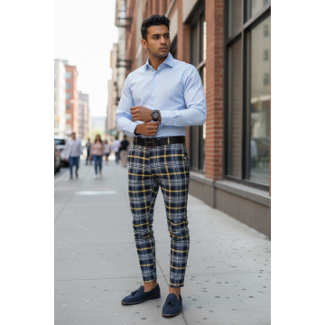 Pantaloni barbati eleganti 12116 i8-1