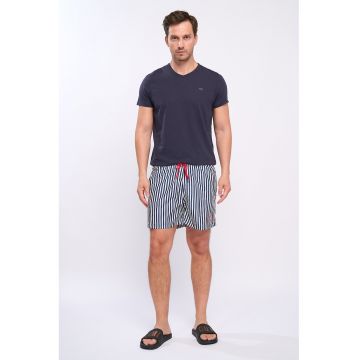 Pantaloni scurti de baie cu model in dungi