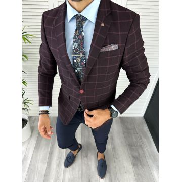 Sacou barbati slim fit 12845  28-4