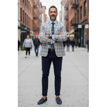 Sacou barbati slim fit 12846 18-4