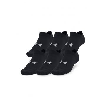 Set de sosete pana la glezna pentru antrenament Essential - 6 perechi - Negru/Gri deschis