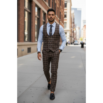 Compleu barbati Vesta + Pantaloni 12860 Z4-3