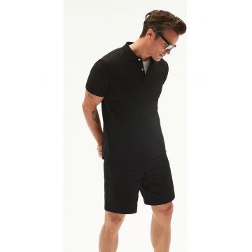 Tricou polo din bumbac pique