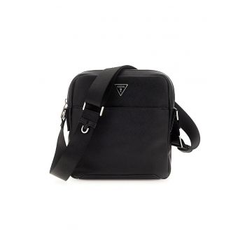 Geanta crossbody de piele ecologica Saffiano