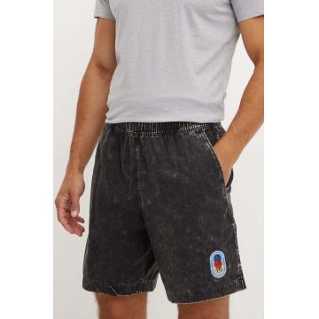 adidas Originals pantaloni scurti din bumbac culoarea gri, IZ2548