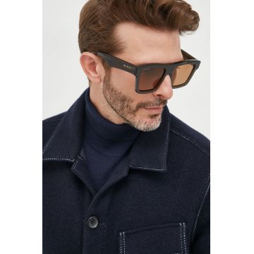 Gucci ochelari de soare barbati, culoarea maro