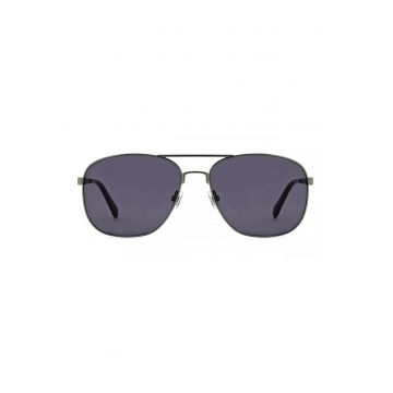 Ochelari de soare aviator cu lentile uni - Argintiu