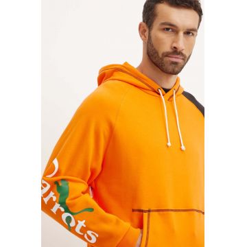 Puma bluza PUMA X CARROTS Graphic Hoodie TR barbati, culoarea portocaliu, cu glugă, modelator, 627445