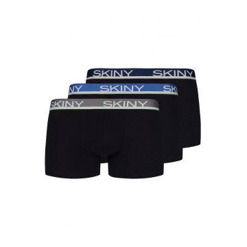 Set de boxeri cu banda logo in talie Every Day - 3 perechi